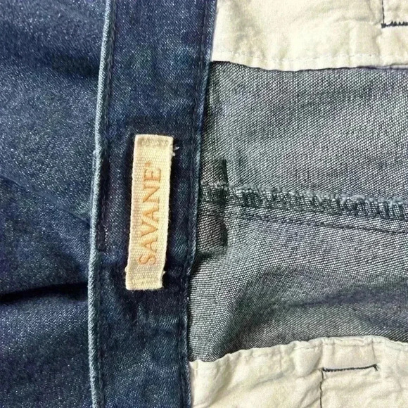 Savane  Men's Denim Cargo Shorts Waste 42 - Picture 3 of 7